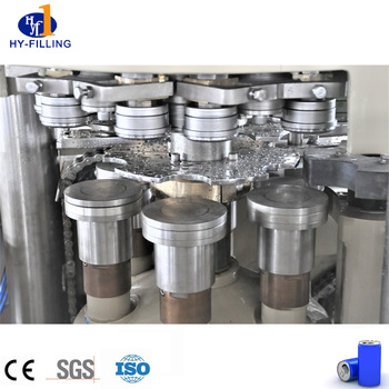 Automatic Soda Carbonated Gas Contained Beverage aluminum can carbonated soft drink filling machine Making Machine 