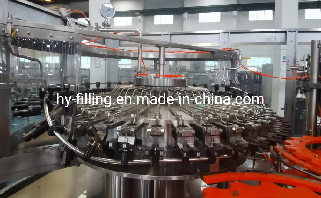 Glass Capping Packaging Bottling Beverage Full Auto Glass Bottle Pure Mineral Water Wine Rinsing Filling Capping Machine