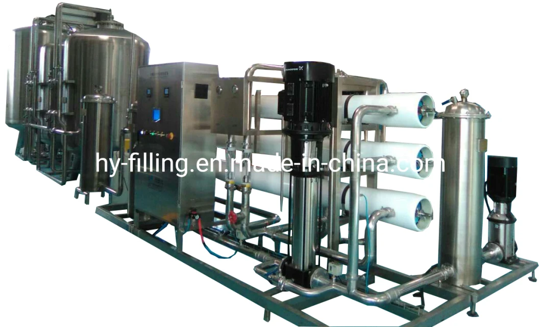 Hy-Filling Multi-Head Wodden Case Monobloc Line Pure Water Filling Combi Machine