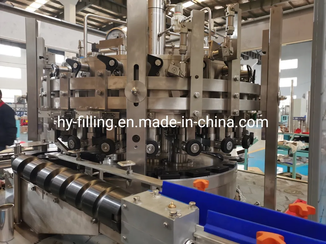 Can Liquid Drink Production Line Energy Carbonated Drinks Sparking Water Filling Machine