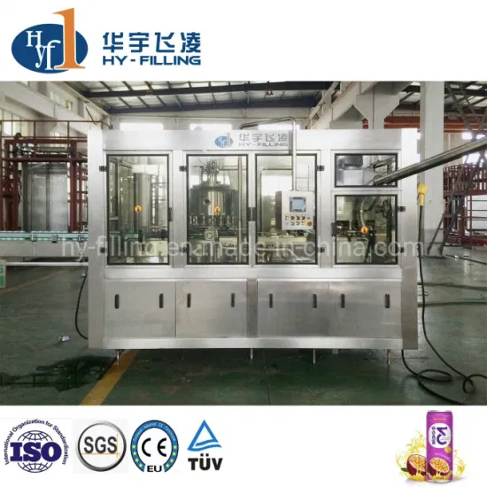 Aluminum/Pet/Tin Rotary Hy-Filling Bottle Filling Beverage Juice Production Line Canning Seaming Machine