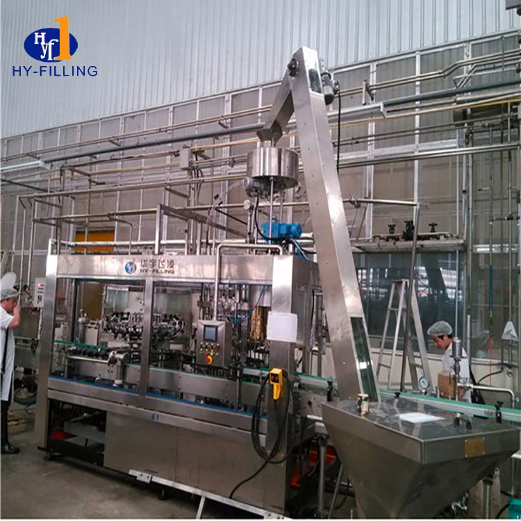 High Speed Auto Juice Pulp Mixer Making Bottled Filling Pet Juice Filling Machine