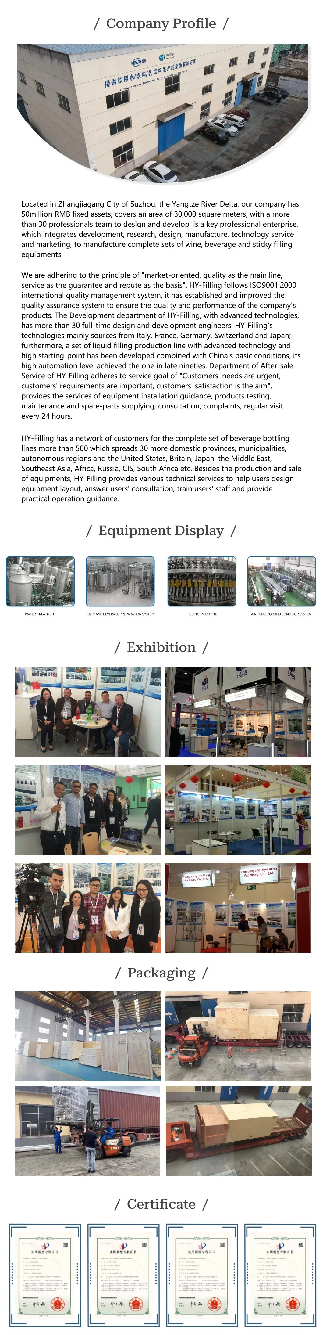 Washing Capping Bottling Machinery Automatic Mineral Water Filling Machine Full Automatic 200-2000ml Pet Plastic Bottling Pure Mineral Water Rfilling Machine