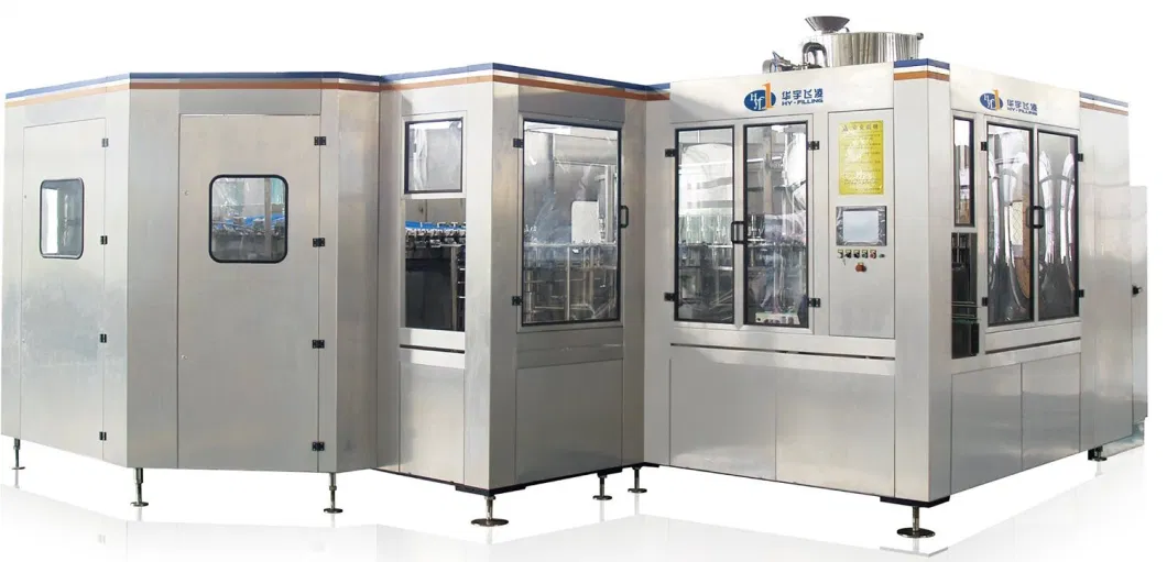 Ropp Cap, Crown Normal Automatic Filling Water Juice CSD/Juice Liquid/Glass/Can Bottle Washing Filling Capping/Bottling Packing Machine