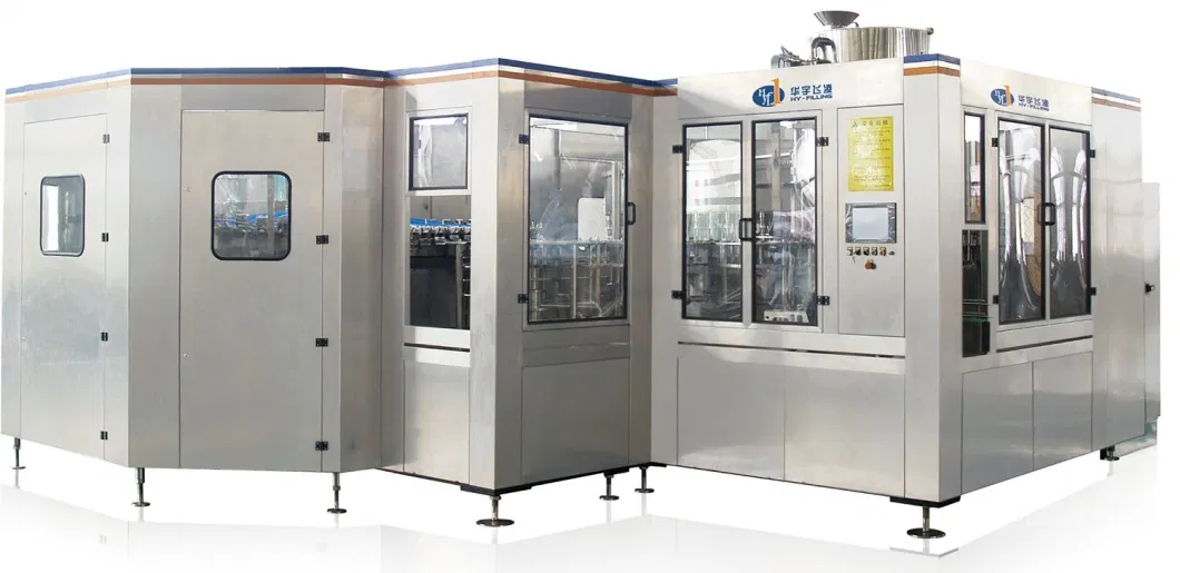 2000bph-12000bph Liquid Automatic Water Beverage Mineral Water Bottling Plant Soft Drink / Beer / Vodka Filling Mineral Pure Drink Filling Bottling Machine